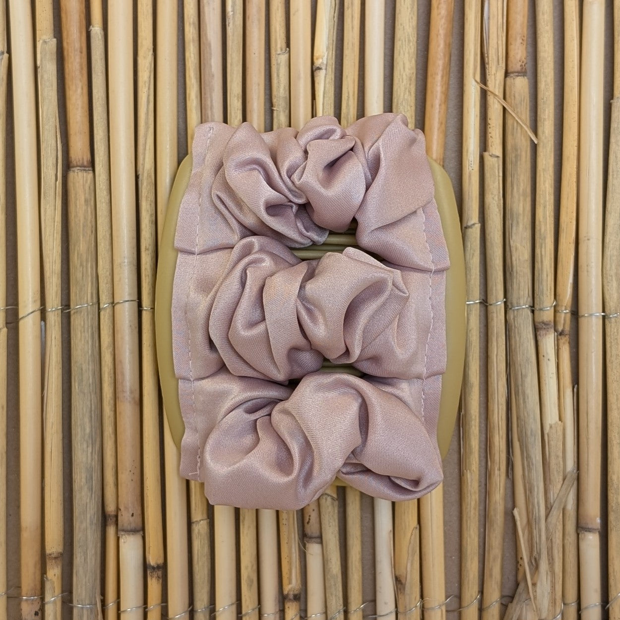 African Butterfly "Stoff" mit rosa Stoff beige