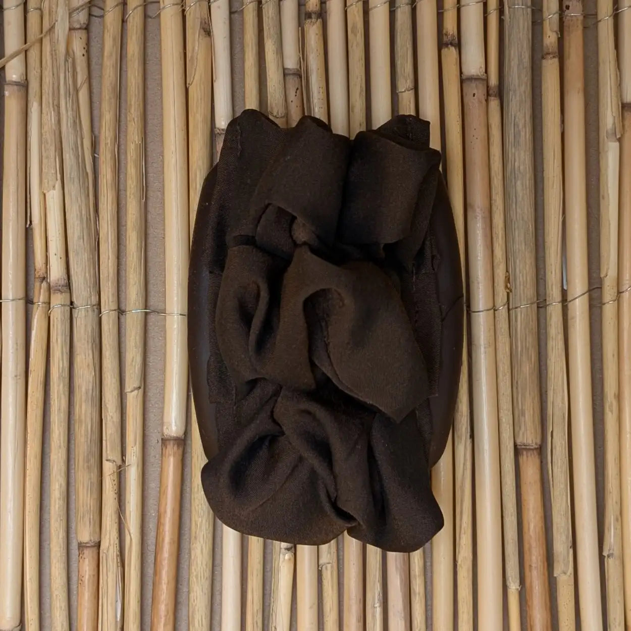 African Butterfly "Stoff" mit braunem Stoff braun