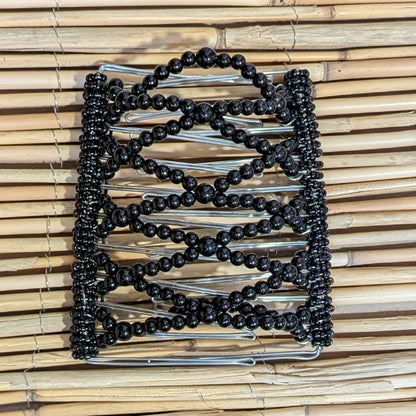 Rhino "Ndalena" extragroß mit schwarzen Kunstperlen